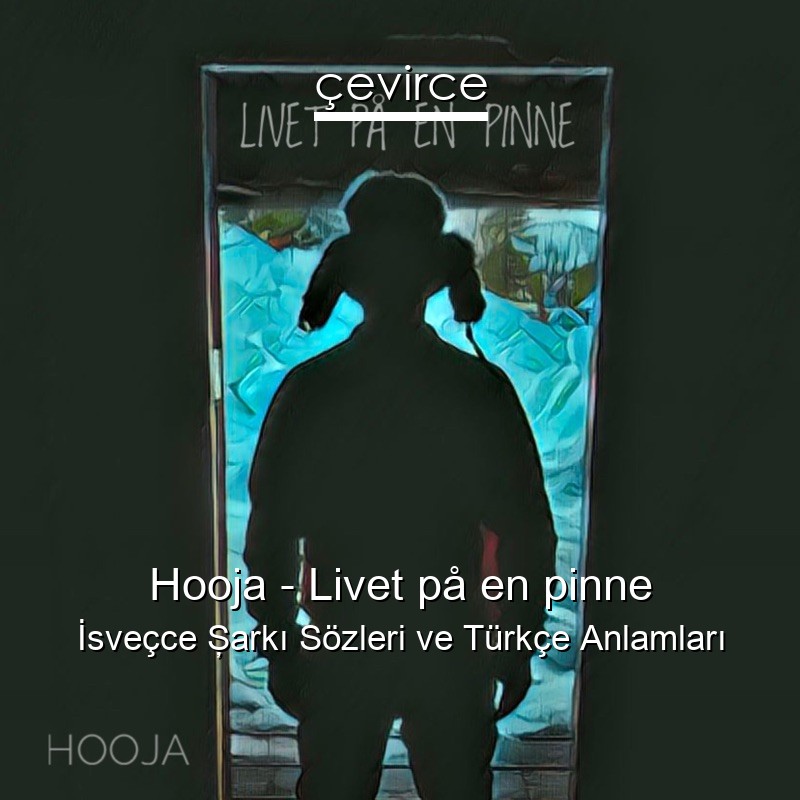 Hooja – Livet på en pinne İsveçce Şarkı Sözleri Türkçe Anlamları