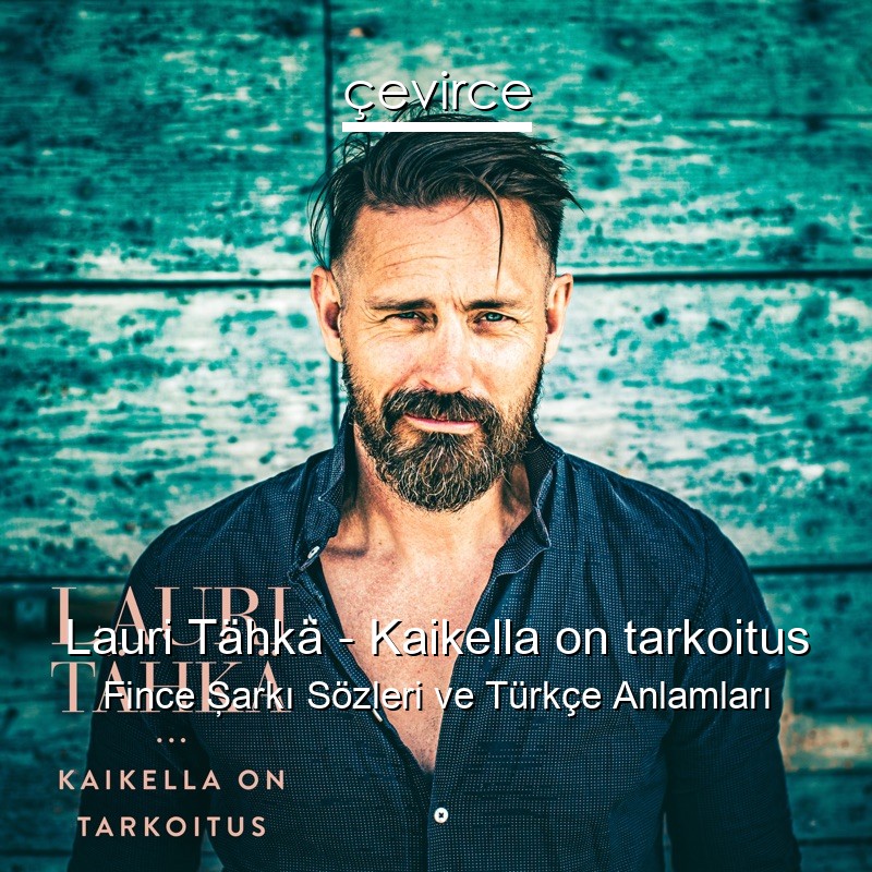 Lauri Tähkä – Kaikella on tarkoitus Fince Şarkı Sözleri Türkçe Anlamları
