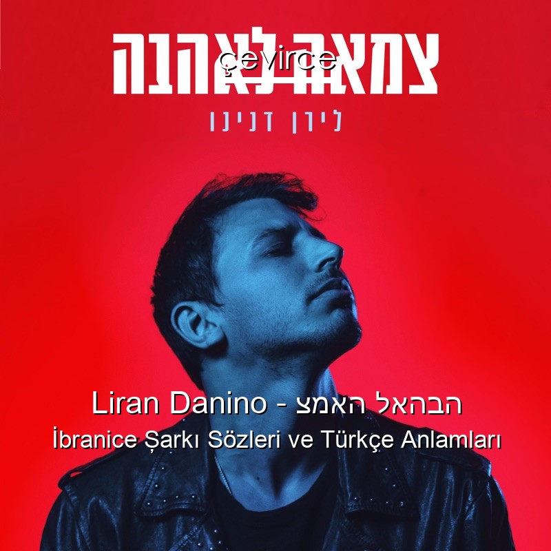 Liran Danino – צמאה לאהבה İbranice Şarkı Sözleri Türkçe Anlamları
