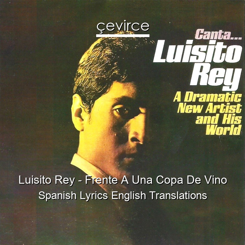 Luisito Rey – Frente A Una Copa De Vino Spanish Lyrics English Translations