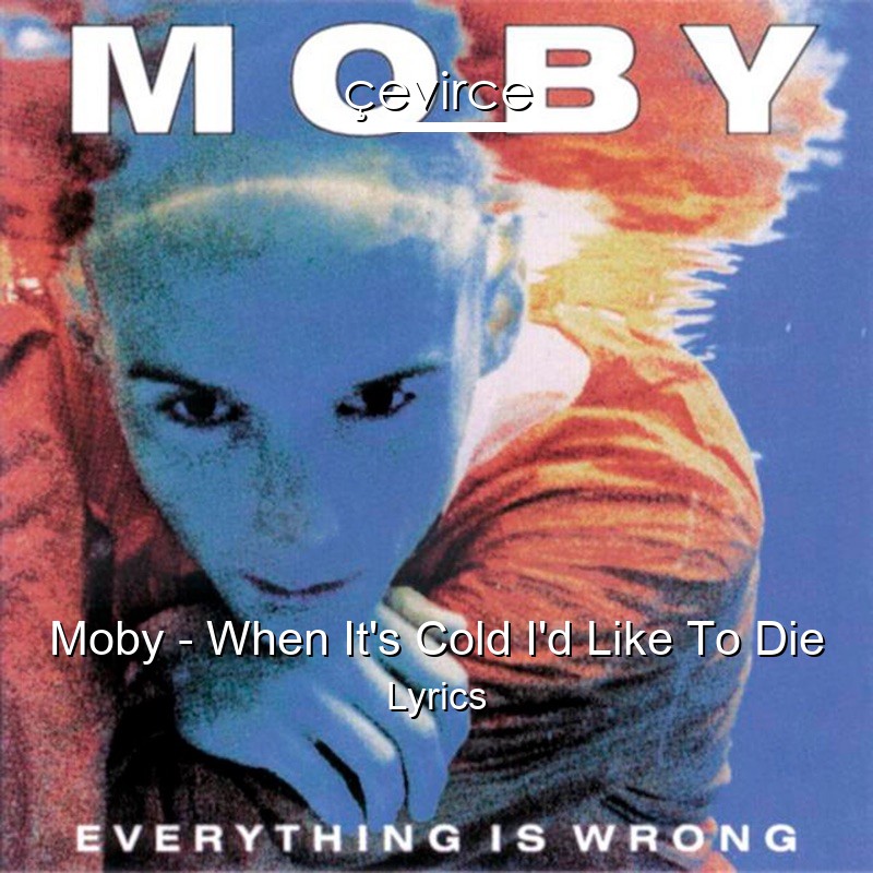 Moby – When It’s Cold I’d Like To Die Lyrics