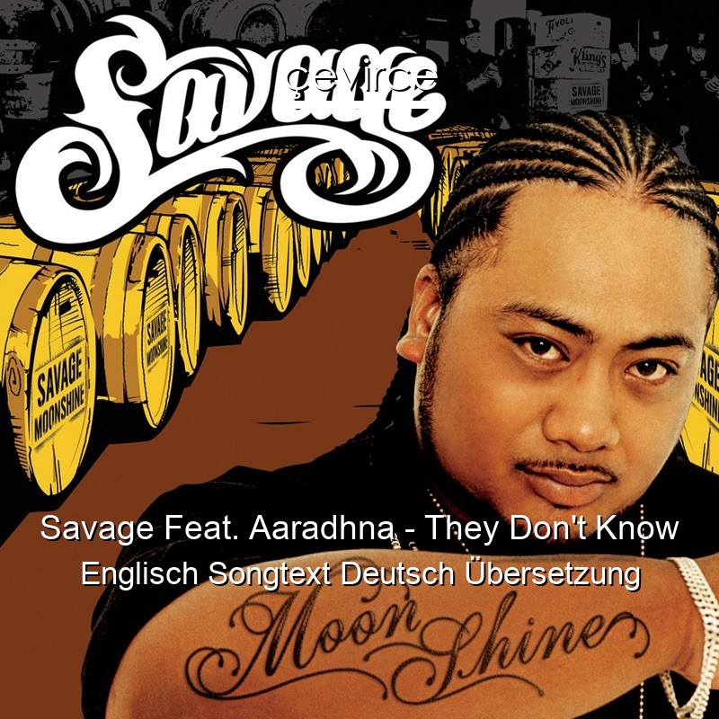 Savage Feat. Aaradhna – They Don’t Know Englisch Songtext Deutsch Übersetzung