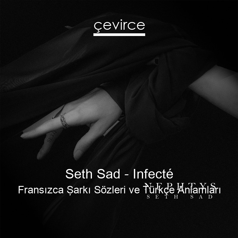 Seth Sad – Infecté Fransızca Şarkı Sözleri Türkçe Anlamları