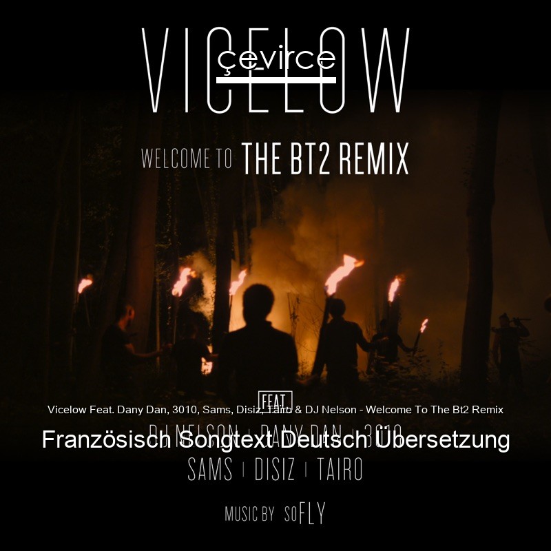 Vicelow Feat. Dany Dan, 3010, Sams, Disiz, Taïro & DJ Nelson – Welcome To The Bt2 Remix Französisch Songtext Deutsch Übersetzung