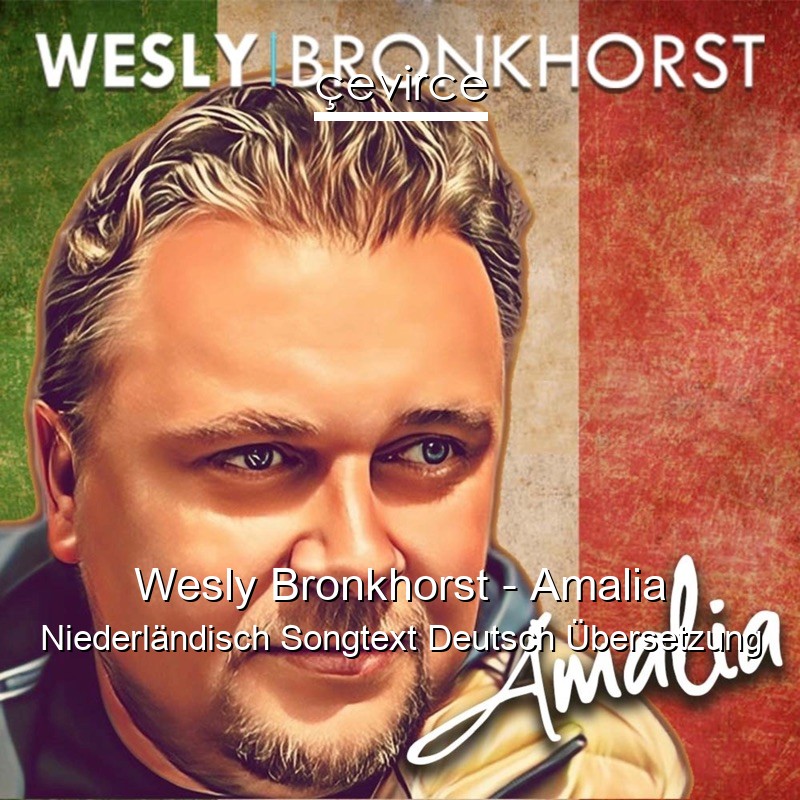 Wesly Bronkhorst – Amalia Niederländisch Songtext Deutsch Übersetzung