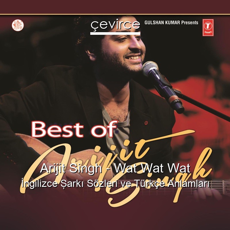 Arijit Singh – Wat Wat Wat İngilizce Şarkı Sözleri Türkçe Anlamları