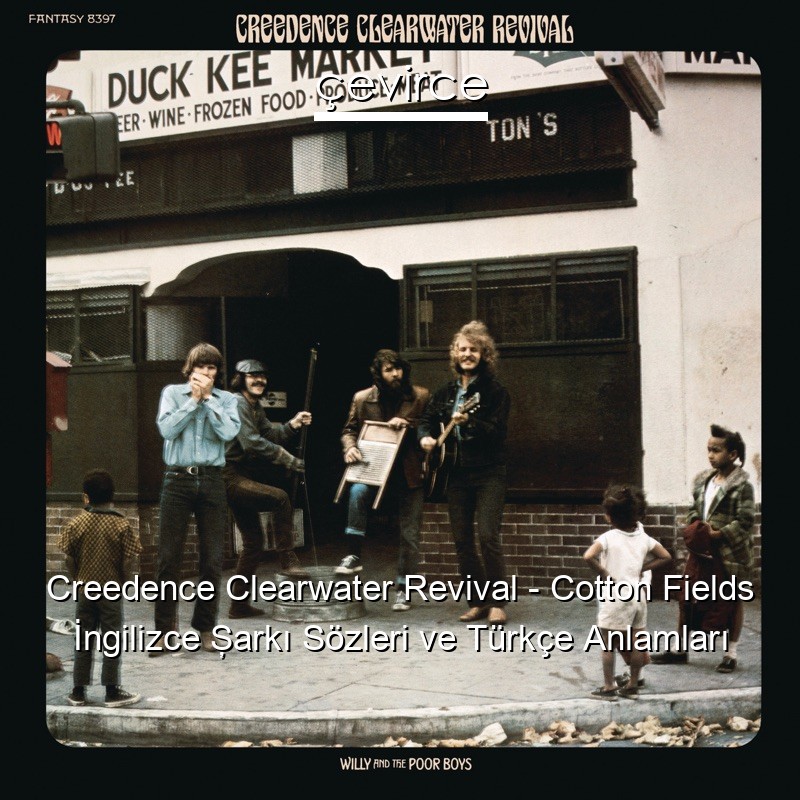 Creedence Clearwater Revival – Cotton Fields İngilizce Şarkı Sözleri Türkçe Anlamları