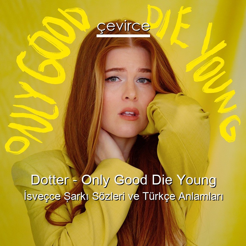 Dotter – Only Good Die Young İsveçce Şarkı Sözleri Türkçe Anlamları