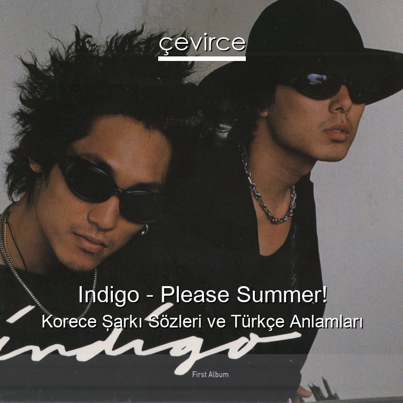 Indigo – Please Summer! Korece Şarkı Sözleri Türkçe Anlamları