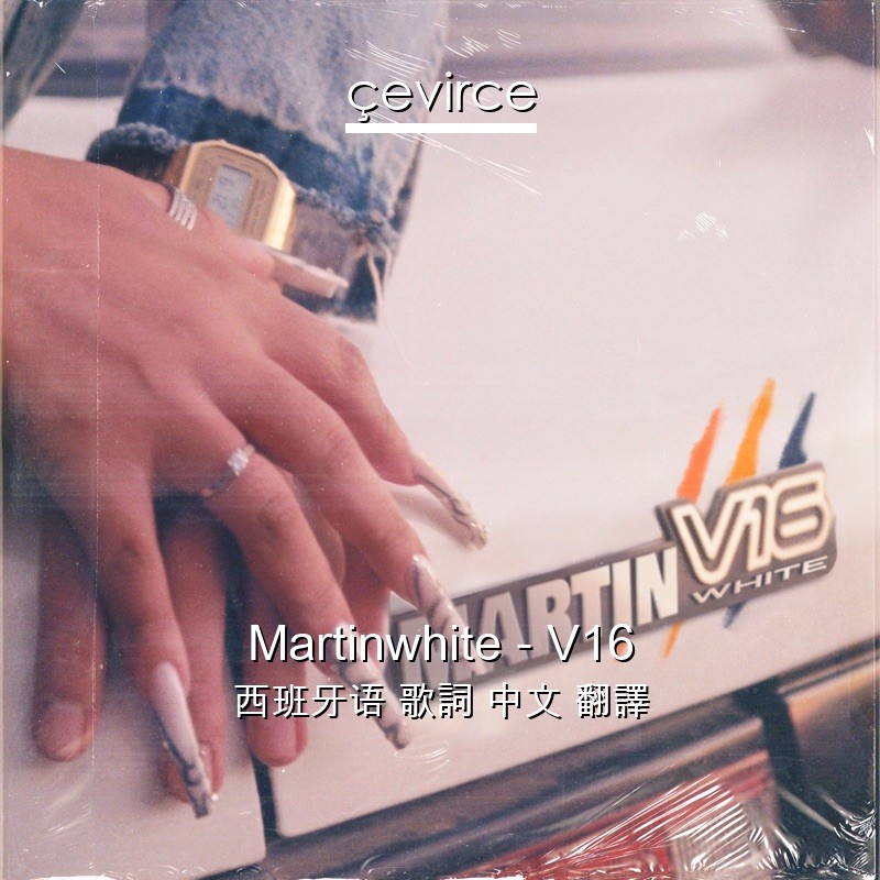 Martinwhite – V16 西班牙语 歌詞 中文 翻譯