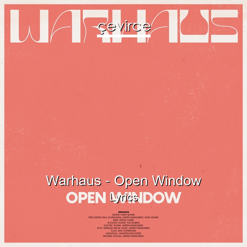 Warhaus – Open Window Lyrics