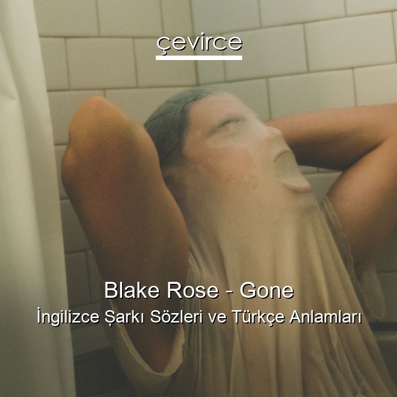 Blake Rose – Gone İngilizce Şarkı Sözleri Türkçe Anlamları