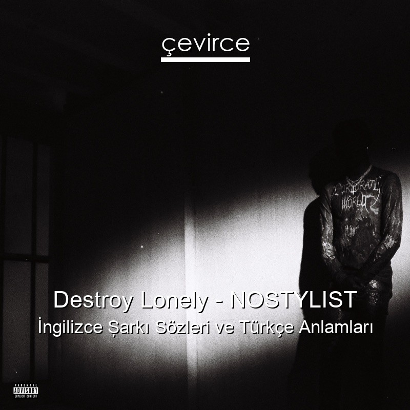Destroy Lonely – NOSTYLIST İngilizce Şarkı Sözleri Türkçe Anlamları