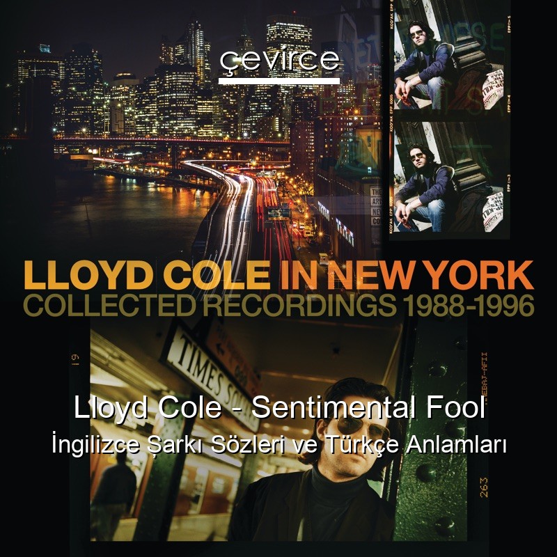 Lloyd Cole – Sentimental Fool İngilizce Şarkı Sözleri Türkçe Anlamları
