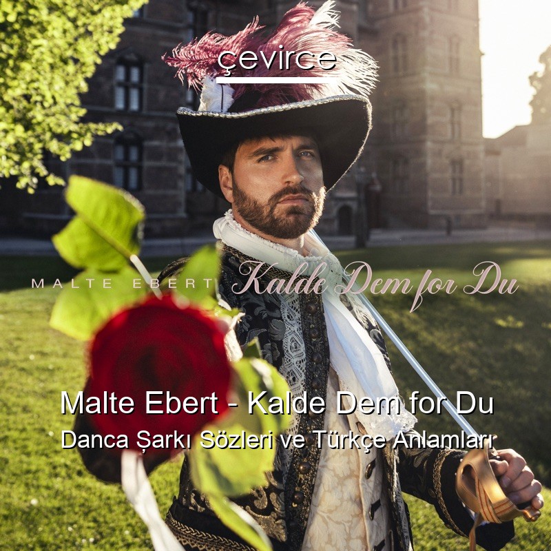 Malte Ebert – Kalde Dem for Du Danca Şarkı Sözleri Türkçe Anlamları