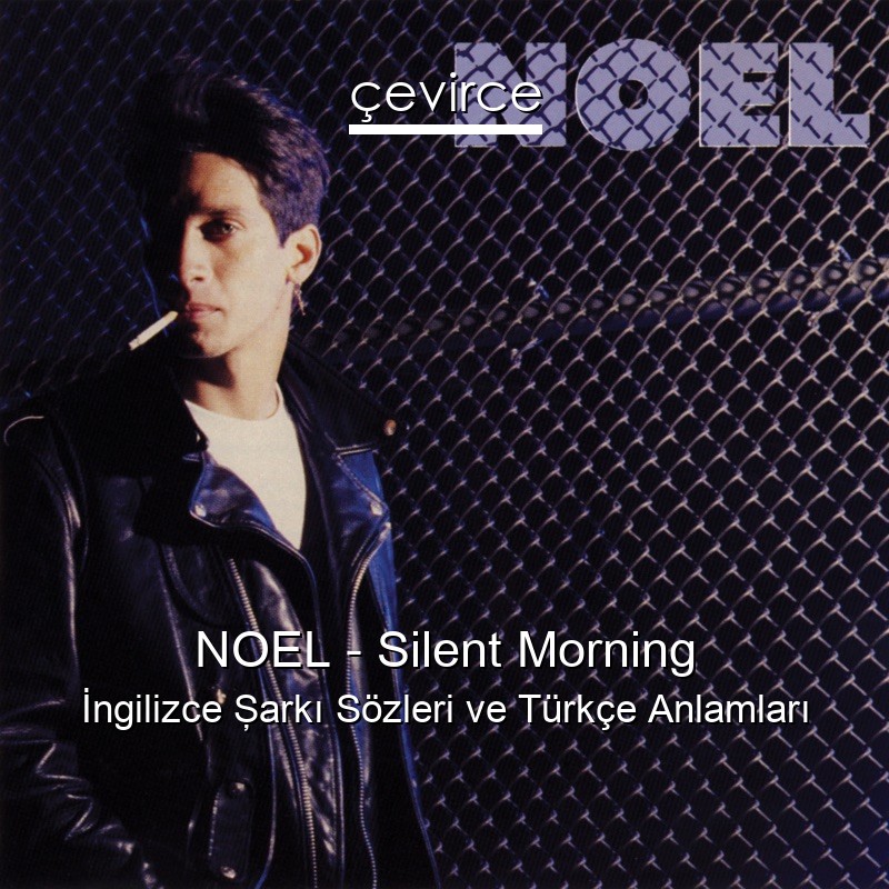NOEL – Silent Morning İngilizce Şarkı Sözleri Türkçe Anlamları