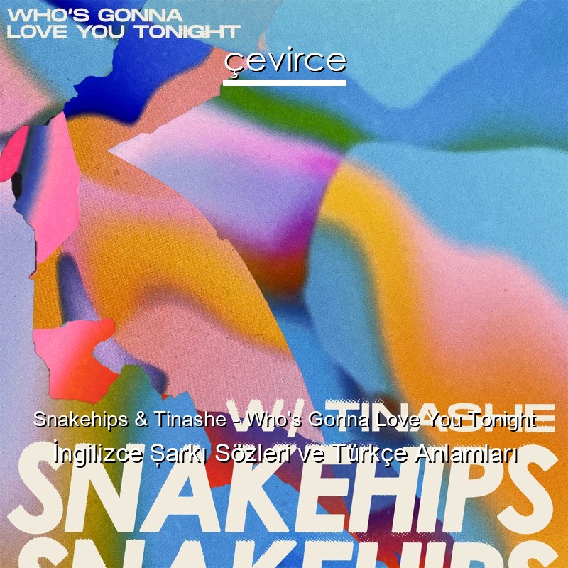 Snakehips & Tinashe – Who’s Gonna Love You Tonight İngilizce Şarkı Sözleri Türkçe Anlamları