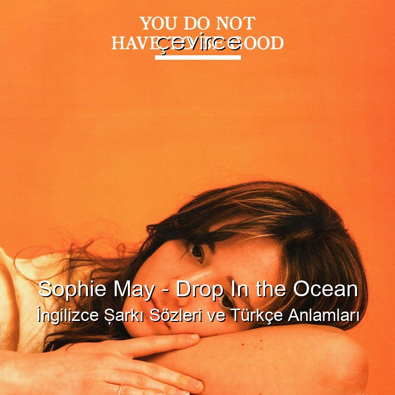 Sophie May – Drop In the Ocean İngilizce Şarkı Sözleri Türkçe Anlamları