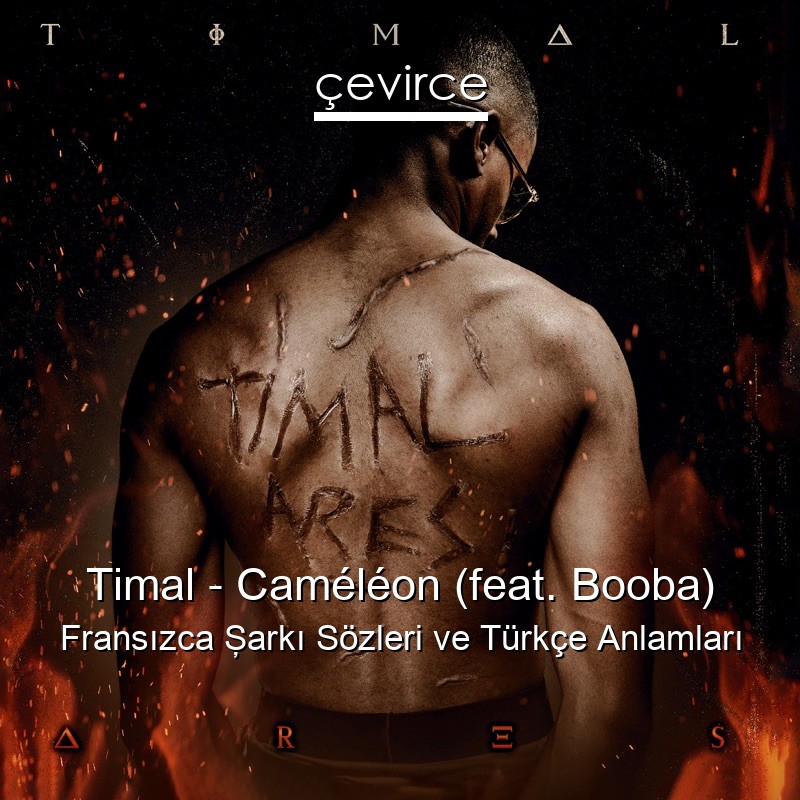Timal – Caméléon (feat. Booba) Fransızca Şarkı Sözleri Türkçe Anlamları