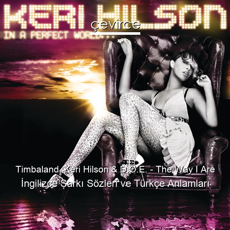 Timbaland, Keri Hilson & D.O.E. – The Way I Are İngilizce Şarkı Sözleri Türkçe Anlamları