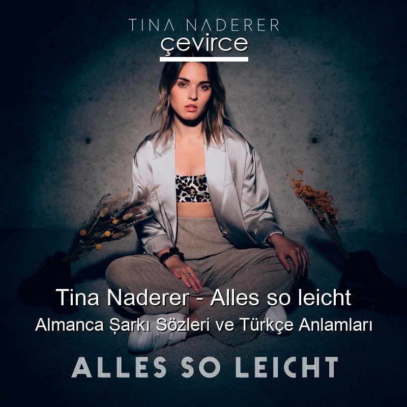 Tina Naderer – Alles so leicht Almanca Şarkı Sözleri Türkçe Anlamları