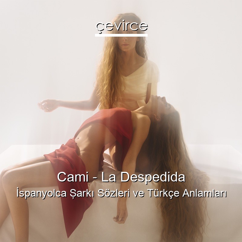 Cami – La Despedida İspanyolca Şarkı Sözleri Türkçe Anlamları