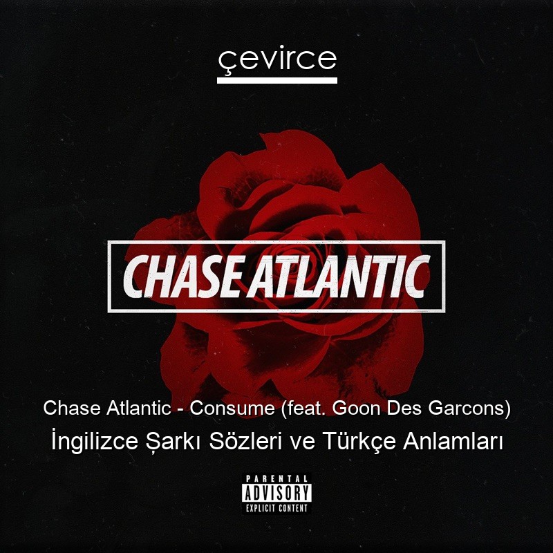 Chase Atlantic – Consume (feat. Goon Des Garcons) İngilizce Şarkı Sözleri Türkçe Anlamları