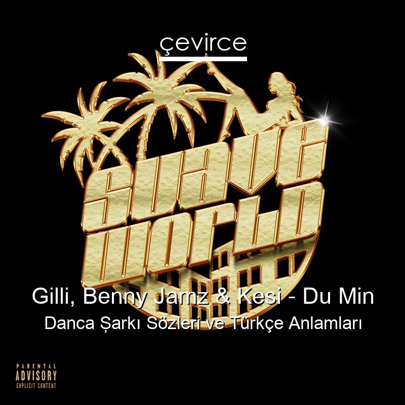 Gilli, Benny Jamz & Kesi – Du Min Danca Şarkı Sözleri Türkçe Anlamları