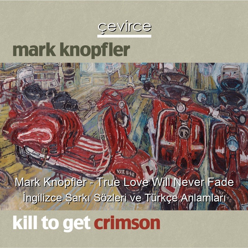 Mark Knopfler – True Love Will Never Fade İngilizce Şarkı Sözleri Türkçe Anlamları