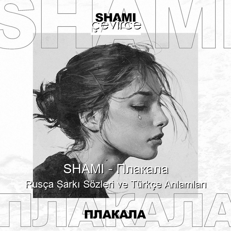 SHAMI – Плакала Rusça Şarkı Sözleri Türkçe Anlamları