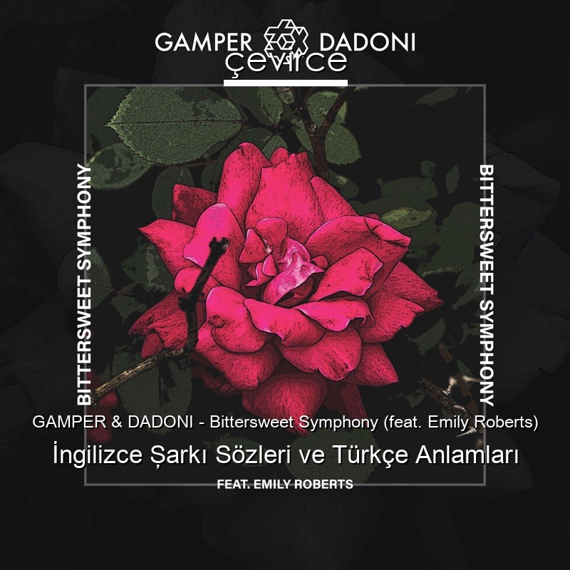 GAMPER & DADONI – Bittersweet Symphony (feat. Emily Roberts) İngilizce Şarkı Sözleri Türkçe Anlamları