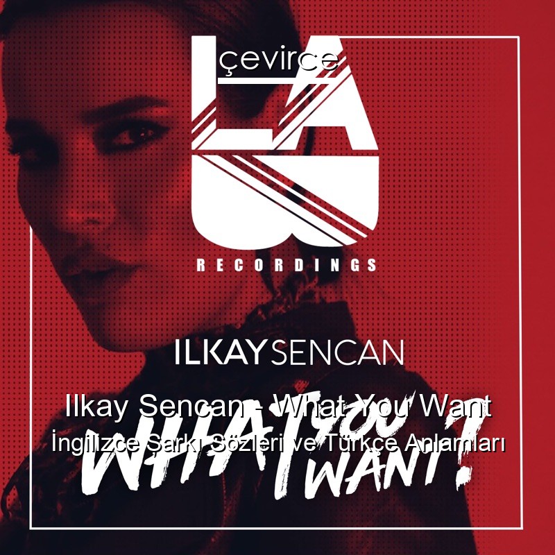 Ilkay Sencan – What You Want İngilizce Şarkı Sözleri Türkçe Anlamları