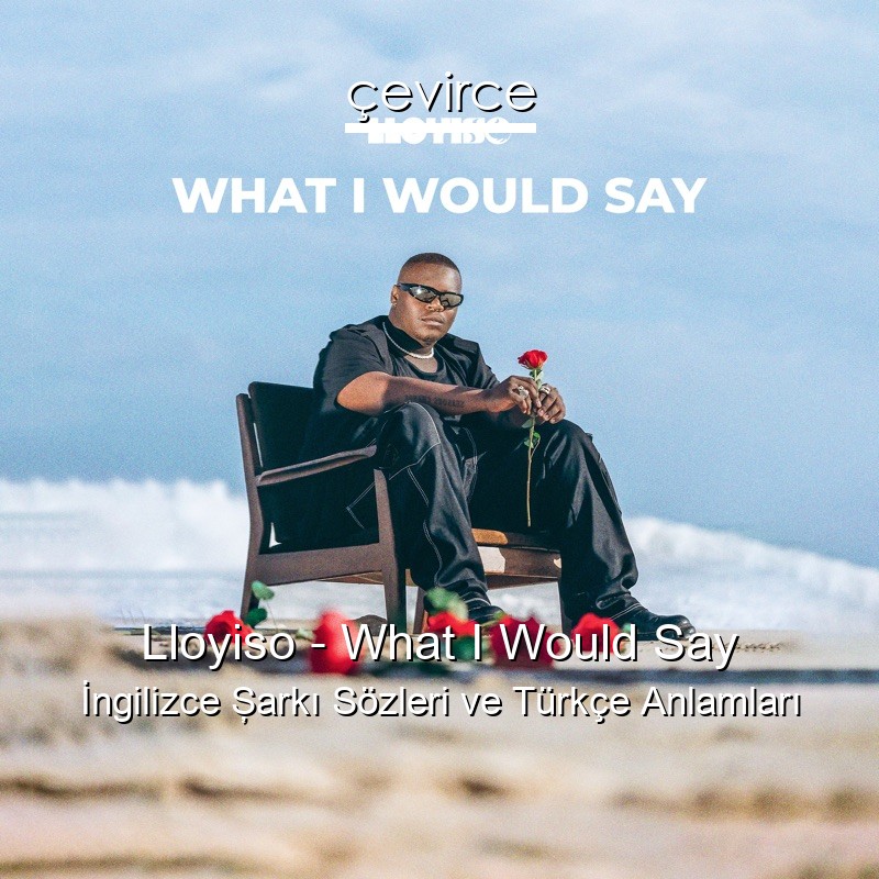 Lloyiso – What I Would Say İngilizce Şarkı Sözleri Türkçe Anlamları
