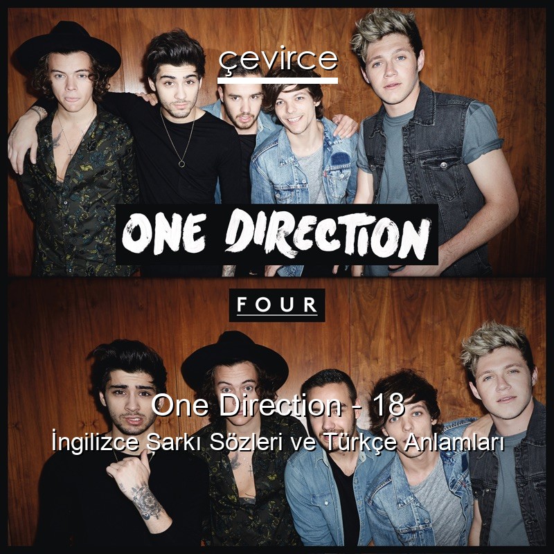 One Direction – 18 İngilizce Şarkı Sözleri Türkçe Anlamları