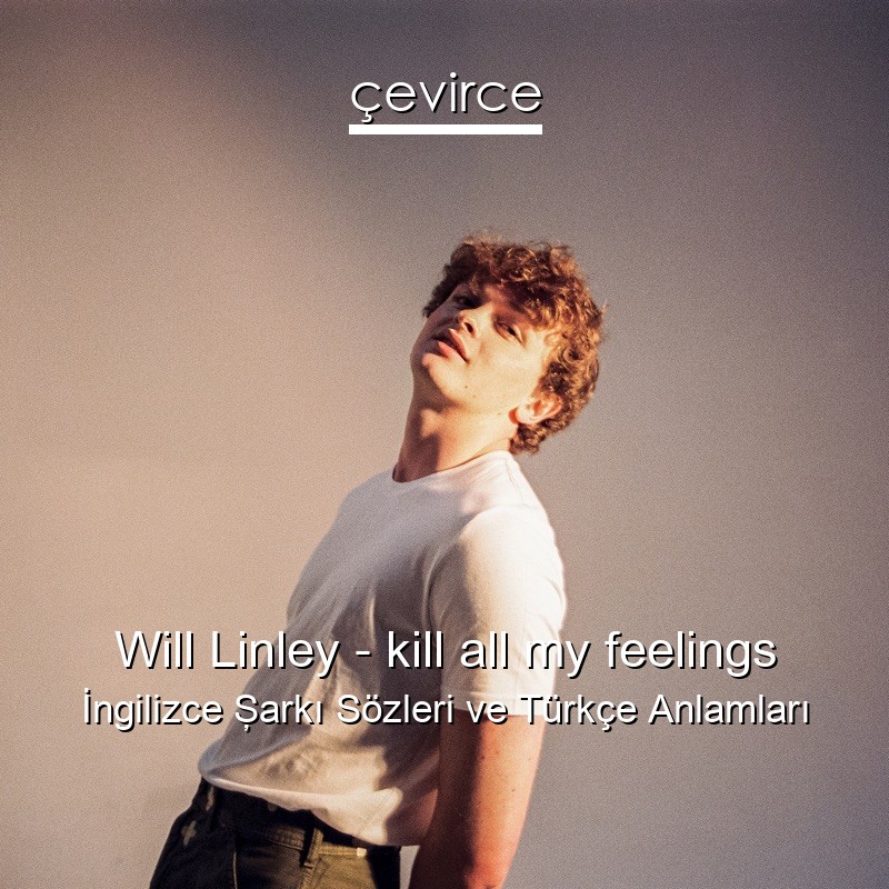 Will Linley – kill all my feelings İngilizce Şarkı Sözleri Türkçe Anlamları