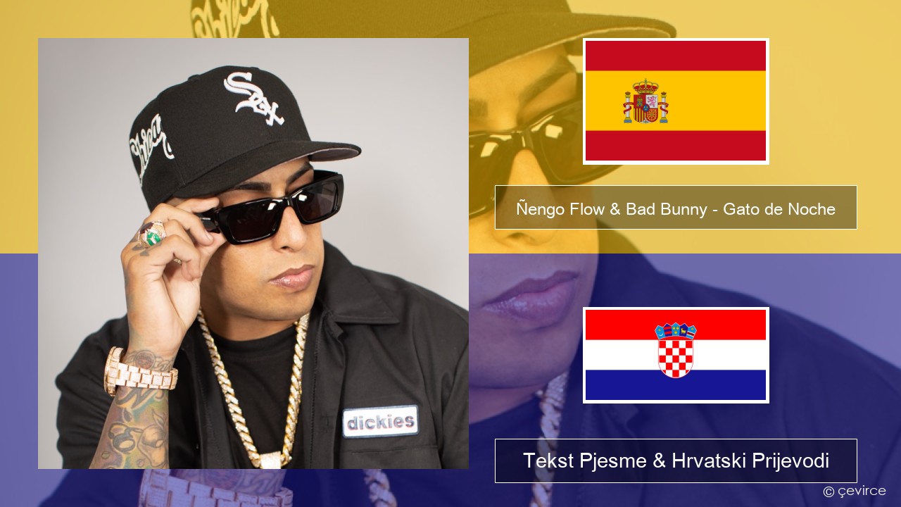 Ñengo Flow & Bad Bunny – Gato de Noche Španjolski Tekst Pjesme & Hrvatski Prijevodi