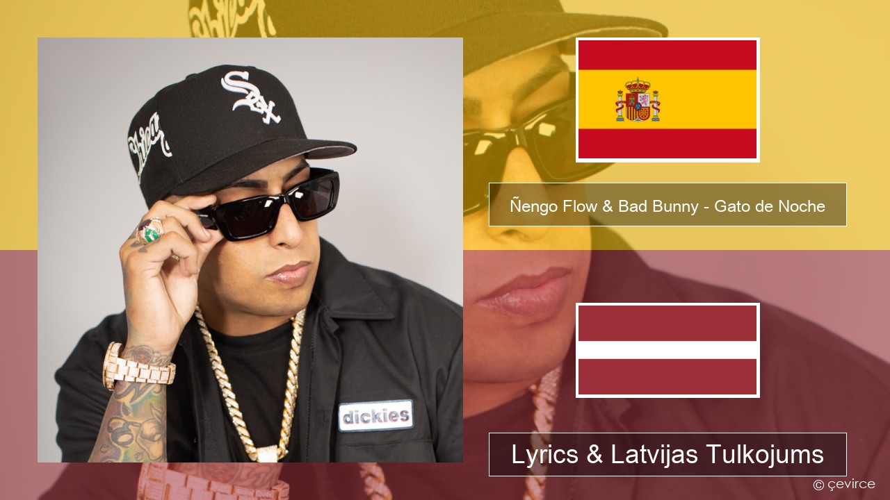 Ñengo Flow & Bad Bunny – Gato de Noche Spāņu Lyrics & Latvijas Tulkojums
