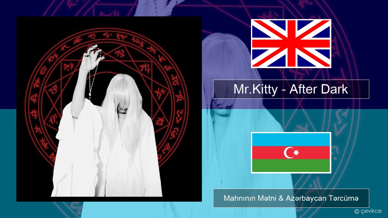 Mr.Kitty – After Dark İngilis dili Mahnının Mətni & Azərbaycan Tərcümə