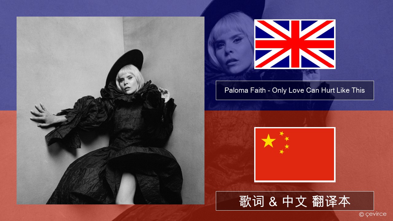 Paloma Faith – Only Love Can Hurt Like This 英语歌词& 中文翻译本  image