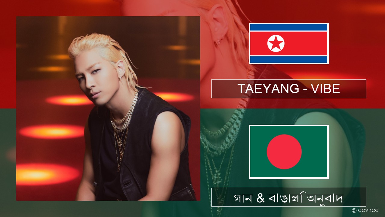TAEYANG – VIBE (feat. Jimin of BTS) কোরিয়ান গান & বাঙালি অনুবাদ