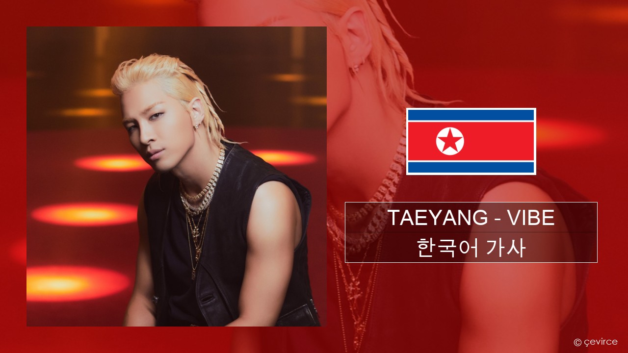 TAEYANG – VIBE (feat. Jimin of BTS) 한국어 가사