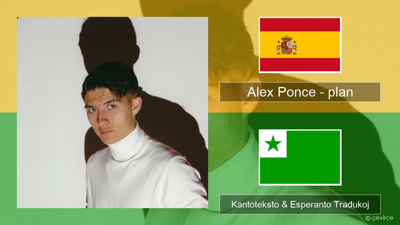 Alex Ponce – plan La hispana Kantoteksto & Esperanto Tradukoj