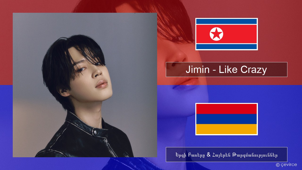 Jimin – Like Crazy Կորեերեն Երգի Բառերը & Հայերեն Թարգմանություններ