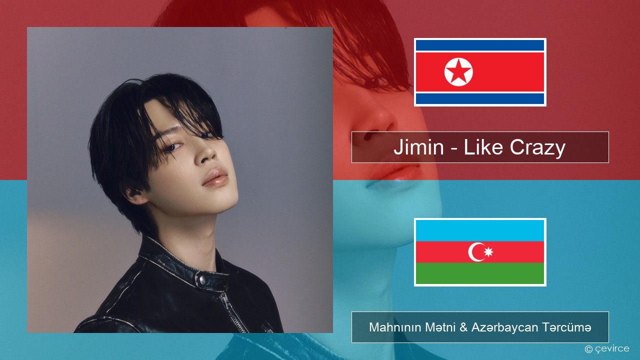 Jimin – Like Crazy Koreya Mahnının Mətni & Azərbaycan Tərcümə