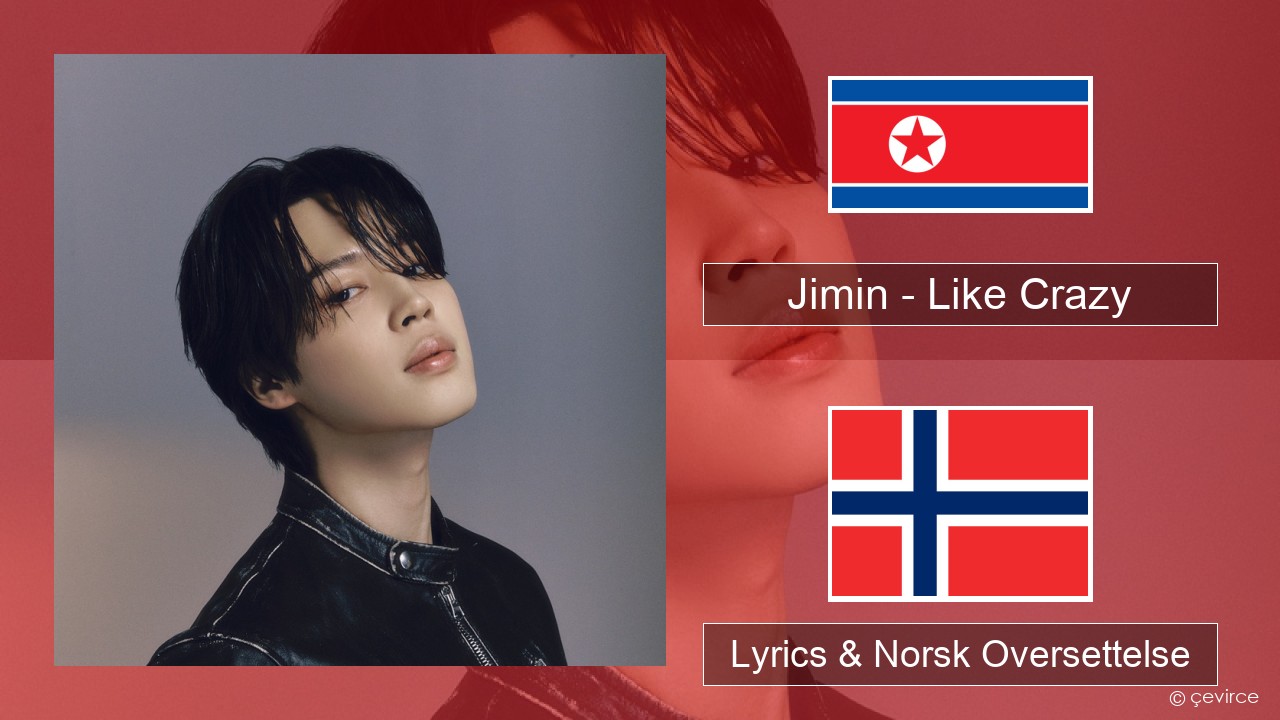 Jimin – Like Crazy Korea Lyrics & Norsk Oversettelse