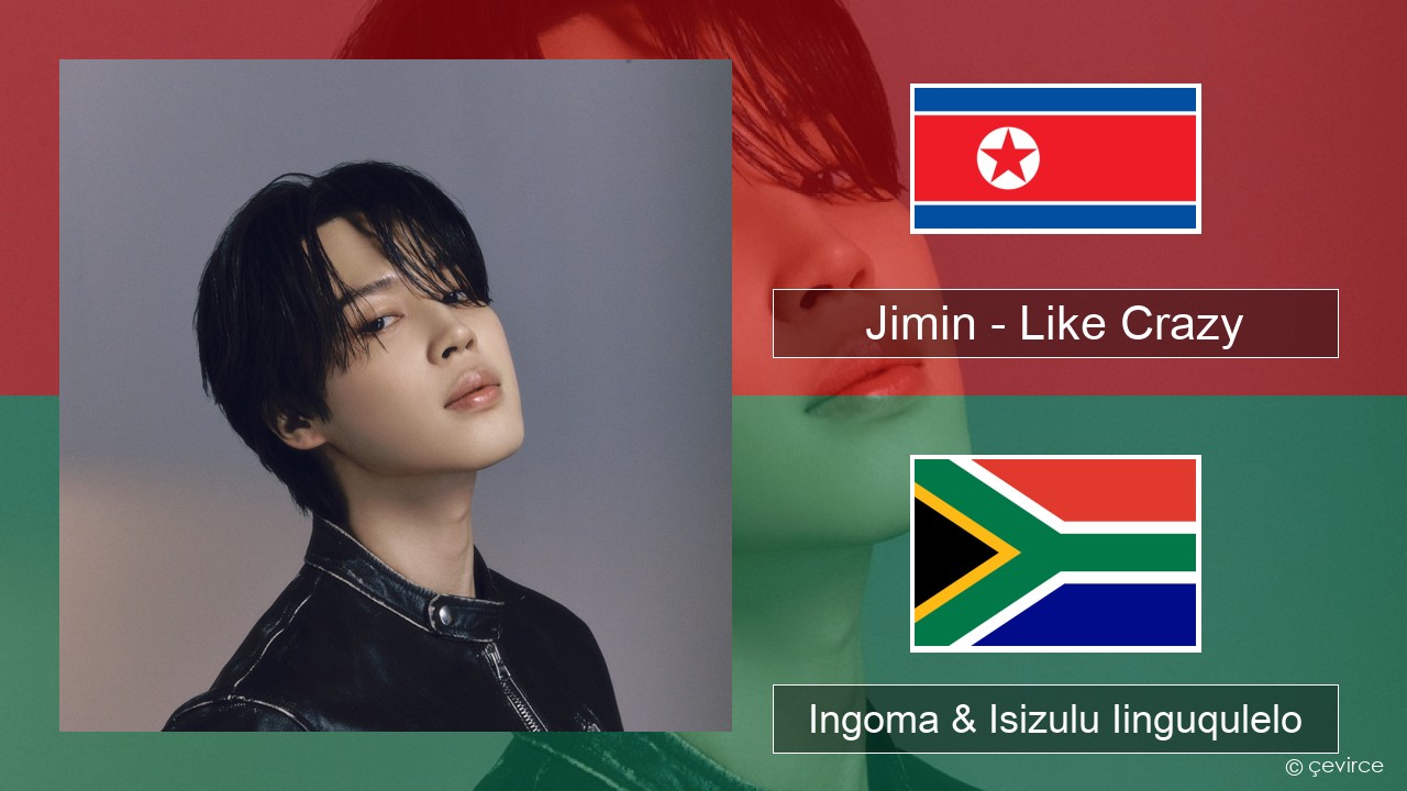 Jimin – Like Crazy Isikorean Ingoma & Isizulu Iinguqulelo