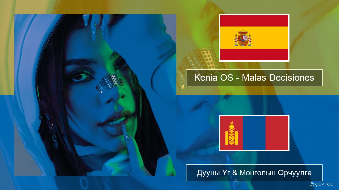Kenia OS – Malas Decisiones Испани хэл Дууны Үг & Монголын Орчуулга