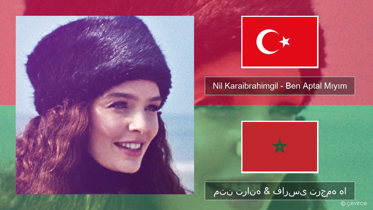 Nil Karaibrahimgil – Ben Aptal Mıyım ترکی متن ترانه & فارسی ترجمه ها