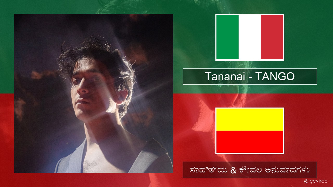 Tananai – TANGO (ಮಿಮೀ) ಸಾಹಿತ್ಯ & ಕೇವಲ ಅನುವಾದಗಳು