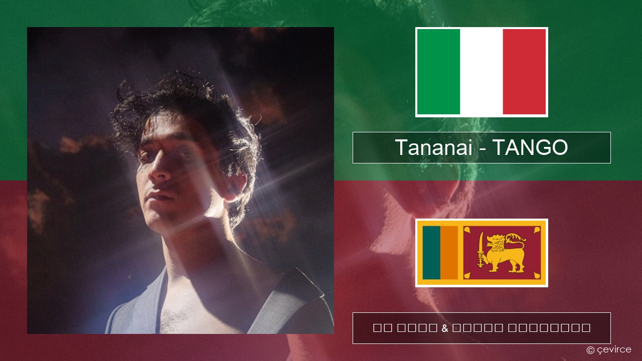 Tananai – TANGO ඉතාලි පද රචනය & සිංහල පරිවර්තන